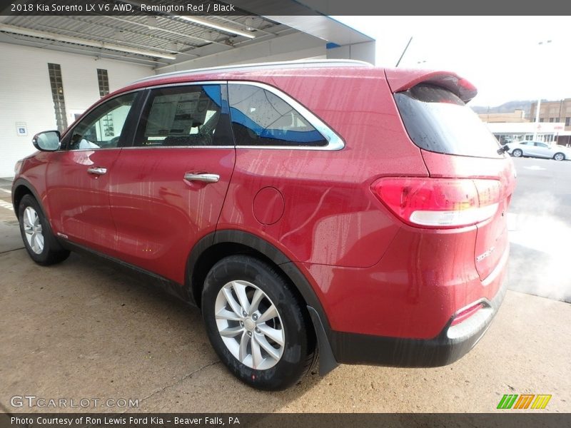 Remington Red / Black 2018 Kia Sorento LX V6 AWD