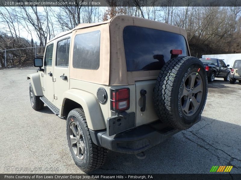 Gobi / Black 2018 Jeep Wrangler Unlimited Sport 4x4