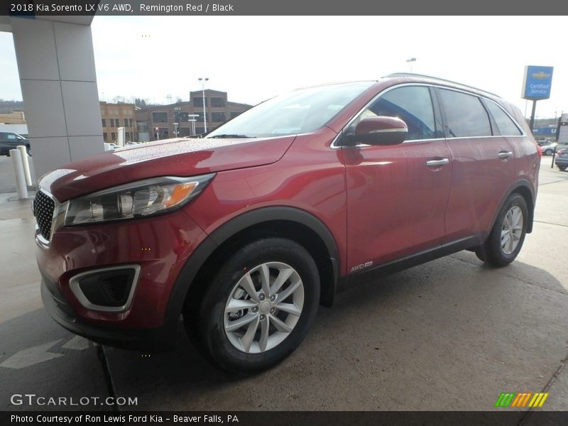 Remington Red / Black 2018 Kia Sorento LX V6 AWD