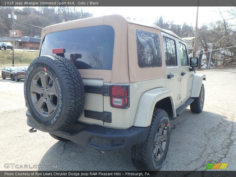 Gobi / Black 2018 Jeep Wrangler Unlimited Sport 4x4