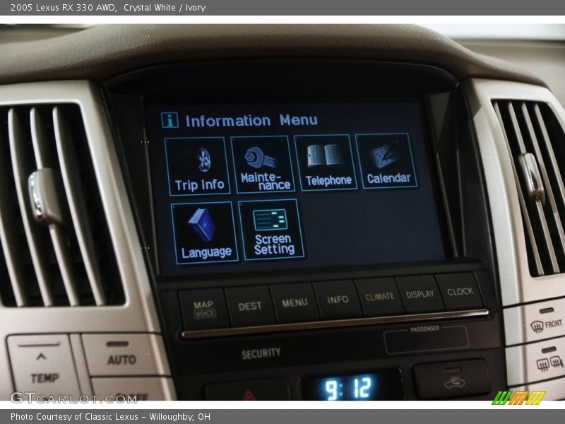 Crystal White / Ivory 2005 Lexus RX 330 AWD