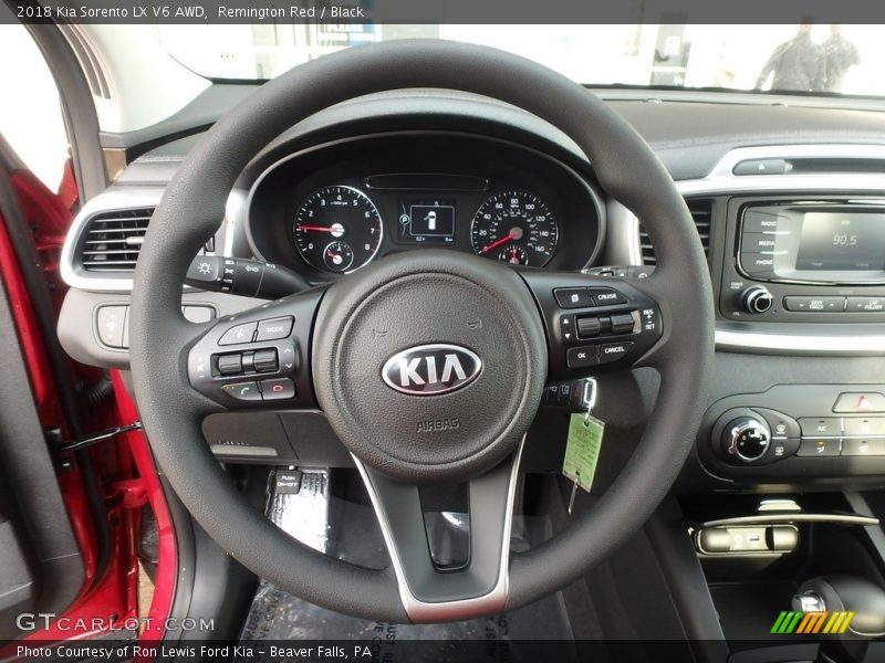 Remington Red / Black 2018 Kia Sorento LX V6 AWD