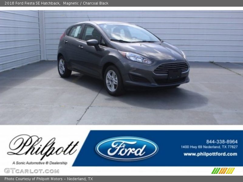 Magnetic / Charcoal Black 2018 Ford Fiesta SE Hatchback