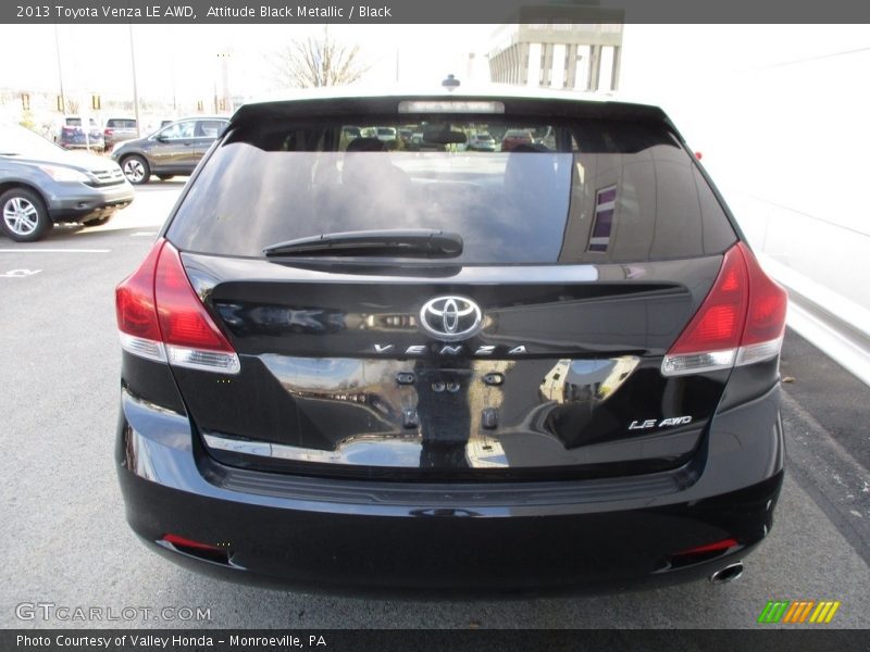 Attitude Black Metallic / Black 2013 Toyota Venza LE AWD