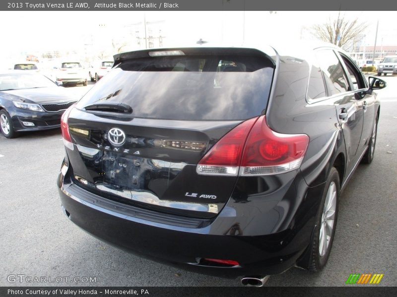 Attitude Black Metallic / Black 2013 Toyota Venza LE AWD