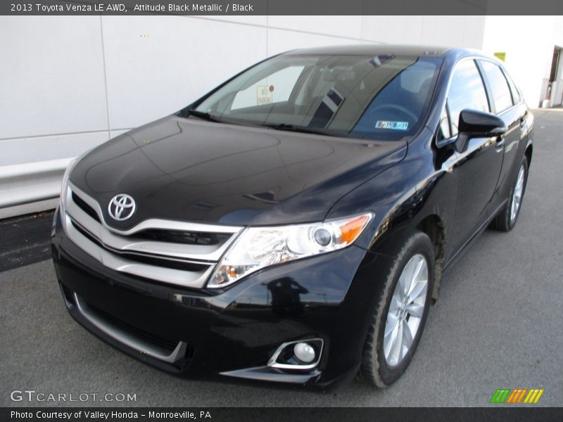 Attitude Black Metallic / Black 2013 Toyota Venza LE AWD
