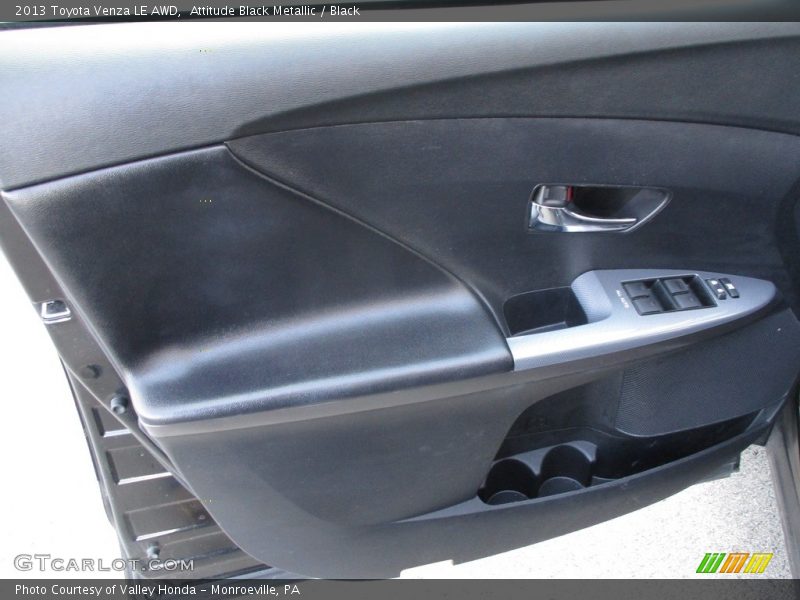 Attitude Black Metallic / Black 2013 Toyota Venza LE AWD