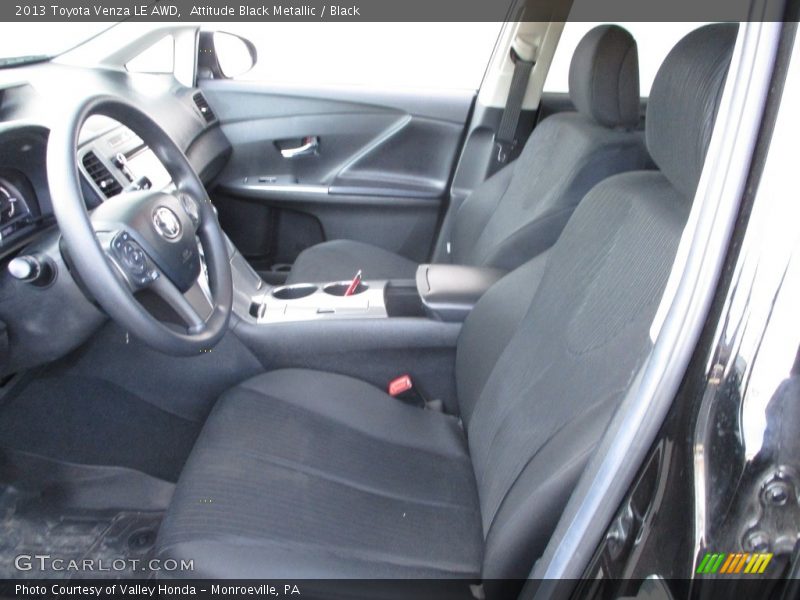 Attitude Black Metallic / Black 2013 Toyota Venza LE AWD