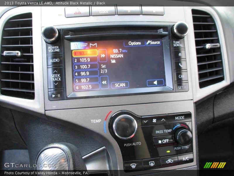 Attitude Black Metallic / Black 2013 Toyota Venza LE AWD