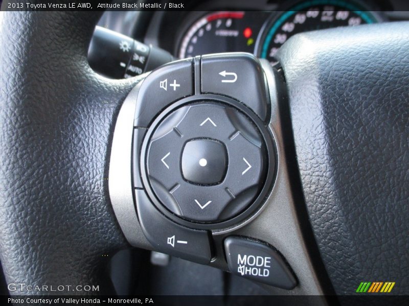 Attitude Black Metallic / Black 2013 Toyota Venza LE AWD