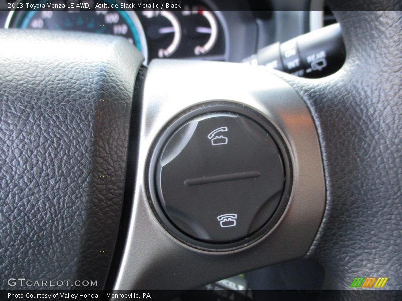 Attitude Black Metallic / Black 2013 Toyota Venza LE AWD