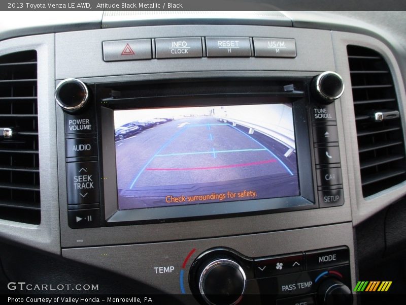 Attitude Black Metallic / Black 2013 Toyota Venza LE AWD
