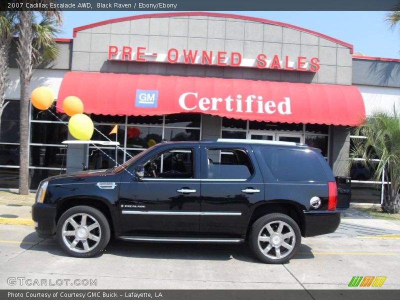Black Raven / Ebony/Ebony 2007 Cadillac Escalade AWD