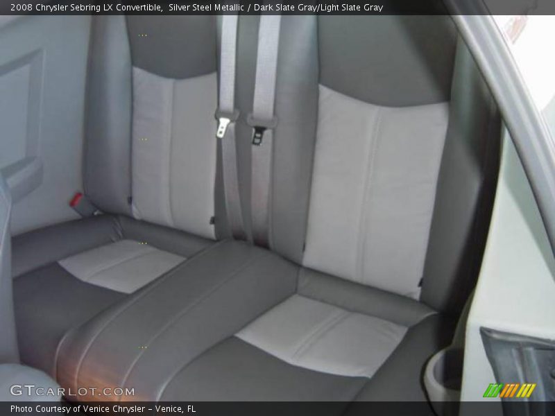 Silver Steel Metallic / Dark Slate Gray/Light Slate Gray 2008 Chrysler Sebring LX Convertible