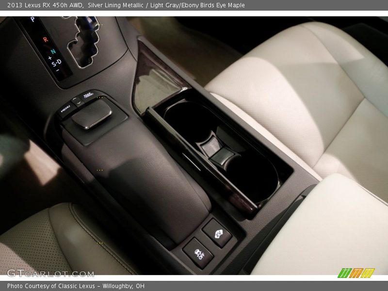 Silver Lining Metallic / Light Gray/Ebony Birds Eye Maple 2013 Lexus RX 450h AWD
