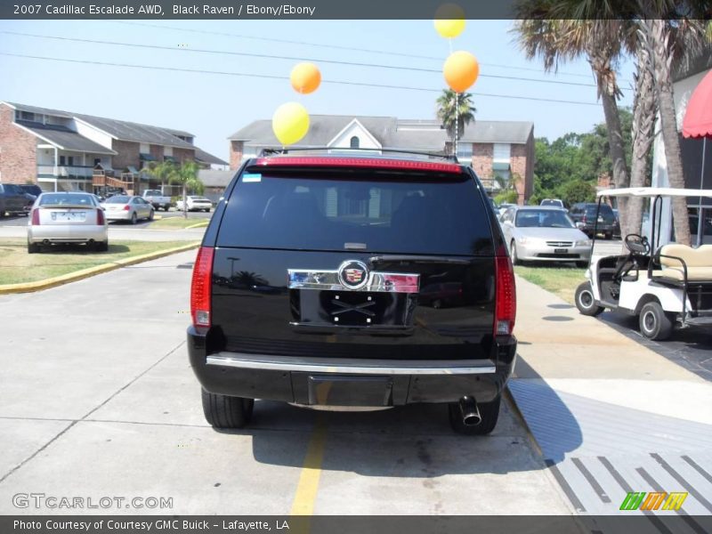 Black Raven / Ebony/Ebony 2007 Cadillac Escalade AWD
