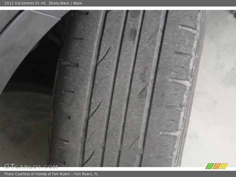 Ebony Black / Black 2012 Kia Sorento SX V6