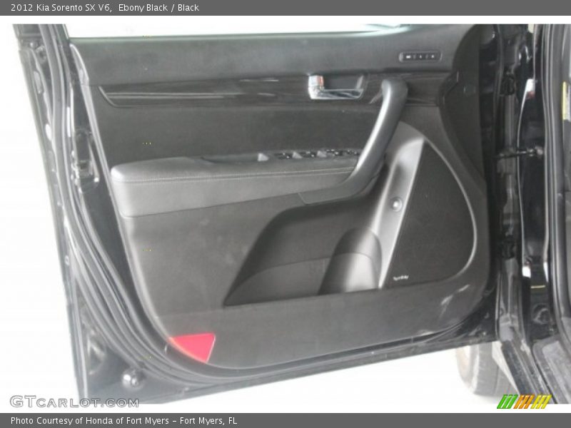 Ebony Black / Black 2012 Kia Sorento SX V6