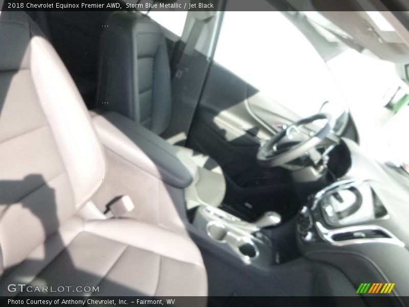 Storm Blue Metallic / Jet Black 2018 Chevrolet Equinox Premier AWD