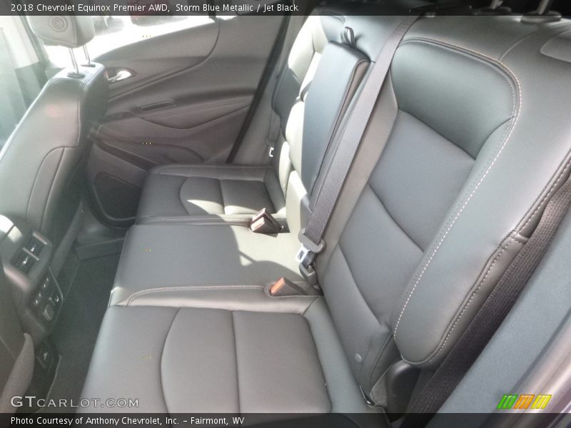 Storm Blue Metallic / Jet Black 2018 Chevrolet Equinox Premier AWD