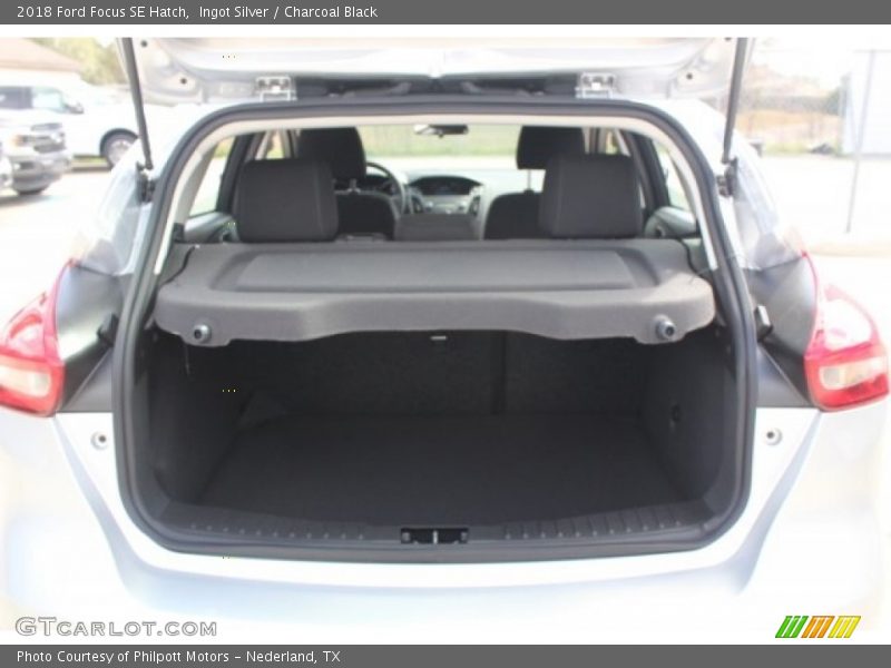 Ingot Silver / Charcoal Black 2018 Ford Focus SE Hatch