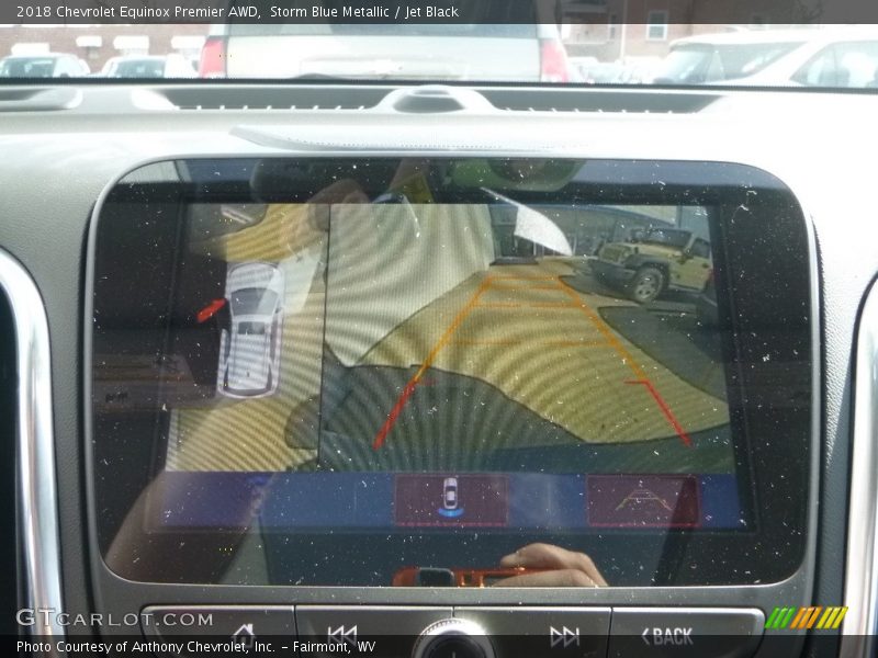 Storm Blue Metallic / Jet Black 2018 Chevrolet Equinox Premier AWD