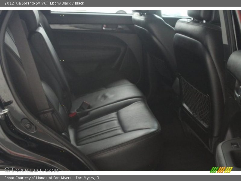 Ebony Black / Black 2012 Kia Sorento SX V6