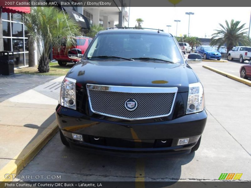 Black Raven / Ebony/Ebony 2007 Cadillac Escalade AWD