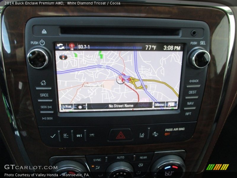 White Diamond Tricoat / Cocoa 2014 Buick Enclave Premium AWD