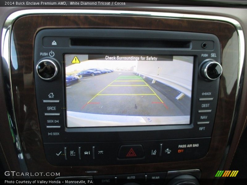 White Diamond Tricoat / Cocoa 2014 Buick Enclave Premium AWD