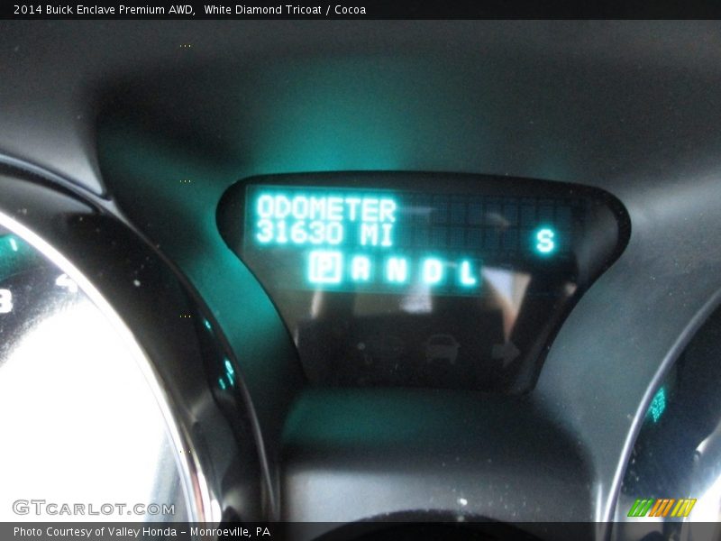 White Diamond Tricoat / Cocoa 2014 Buick Enclave Premium AWD