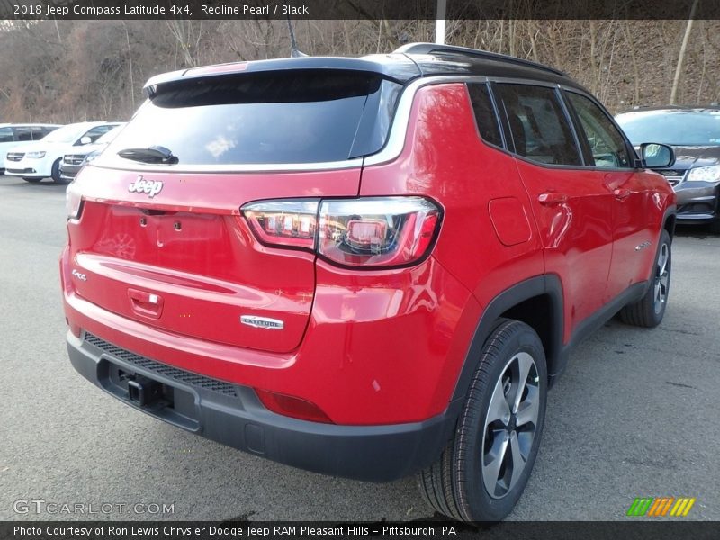 Redline Pearl / Black 2018 Jeep Compass Latitude 4x4