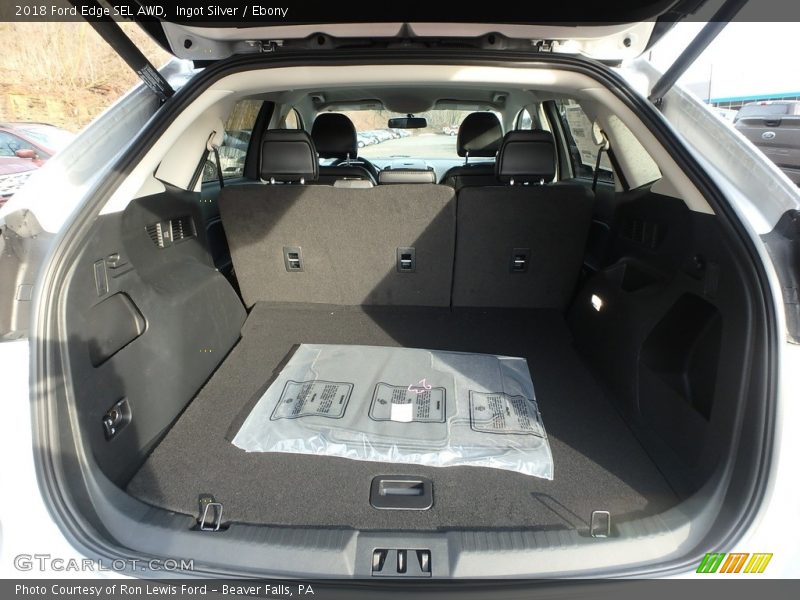 Ingot Silver / Ebony 2018 Ford Edge SEL AWD