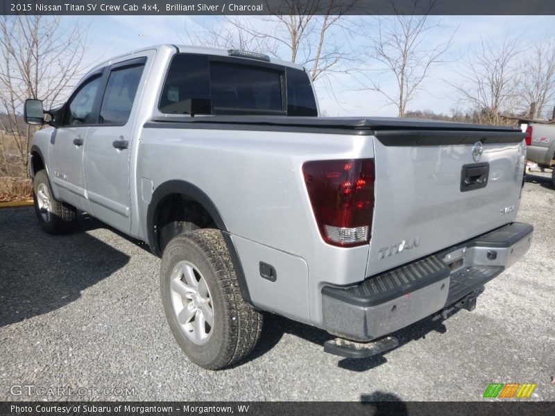 Brilliant Silver / Charcoal 2015 Nissan Titan SV Crew Cab 4x4