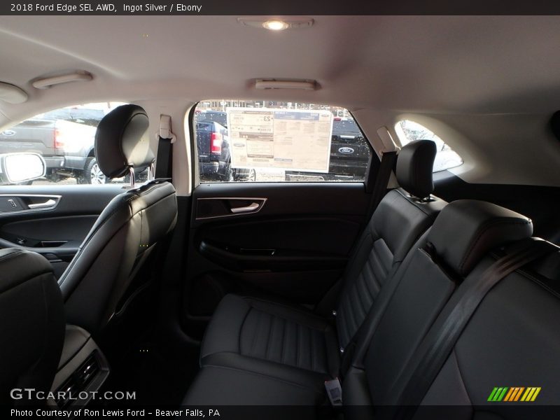 Ingot Silver / Ebony 2018 Ford Edge SEL AWD