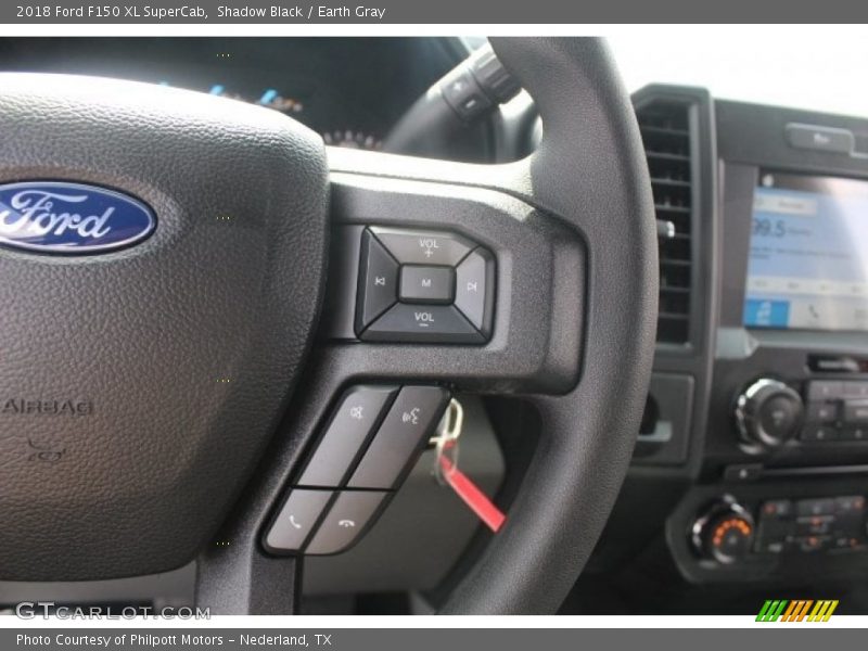 Shadow Black / Earth Gray 2018 Ford F150 XL SuperCab