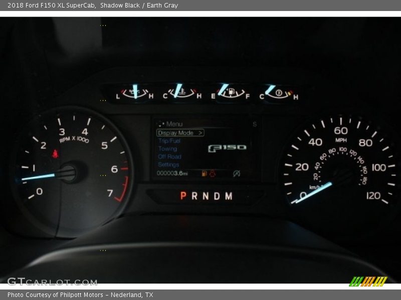 Shadow Black / Earth Gray 2018 Ford F150 XL SuperCab