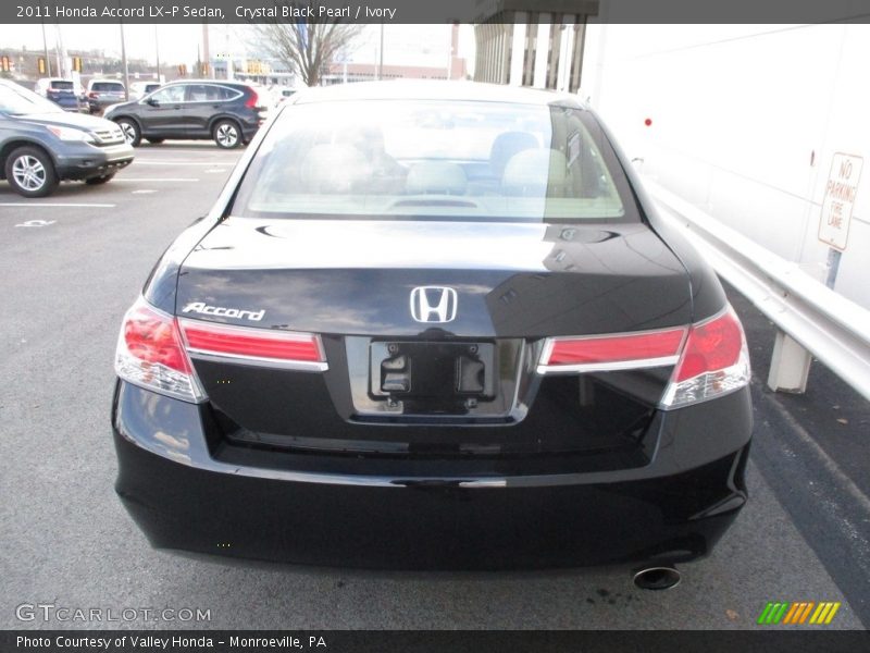 Crystal Black Pearl / Ivory 2011 Honda Accord LX-P Sedan