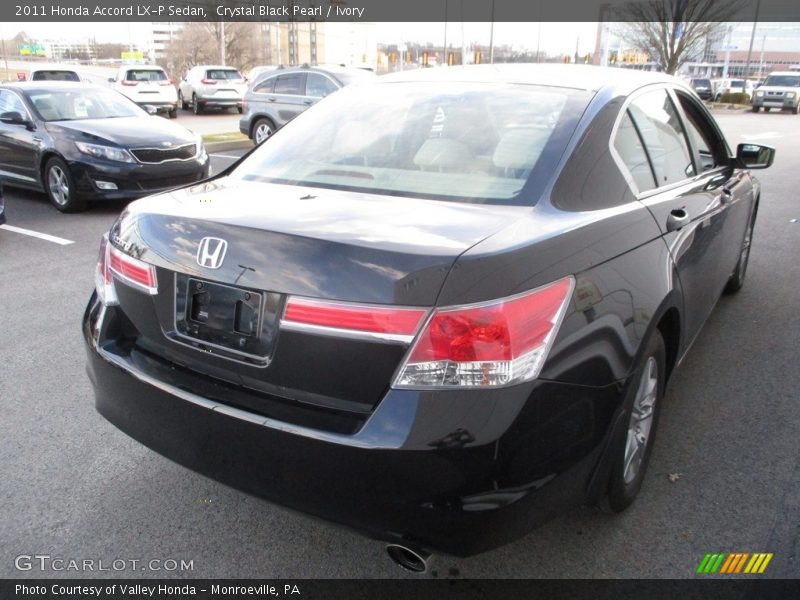 Crystal Black Pearl / Ivory 2011 Honda Accord LX-P Sedan