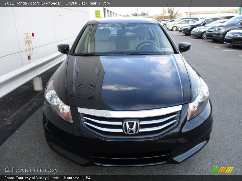 Crystal Black Pearl / Ivory 2011 Honda Accord LX-P Sedan