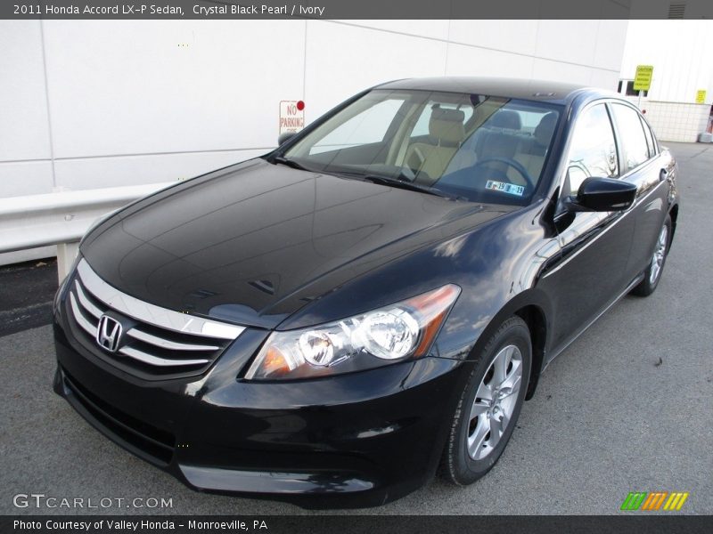 Crystal Black Pearl / Ivory 2011 Honda Accord LX-P Sedan