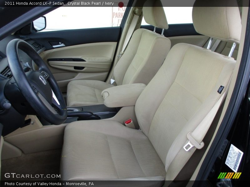 Crystal Black Pearl / Ivory 2011 Honda Accord LX-P Sedan