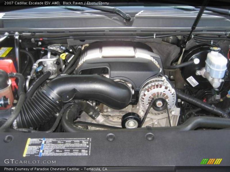 Black Raven / Ebony/Ebony 2007 Cadillac Escalade ESV AWD