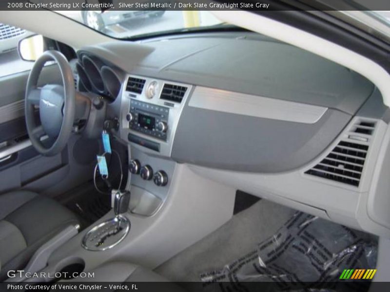 Silver Steel Metallic / Dark Slate Gray/Light Slate Gray 2008 Chrysler Sebring LX Convertible