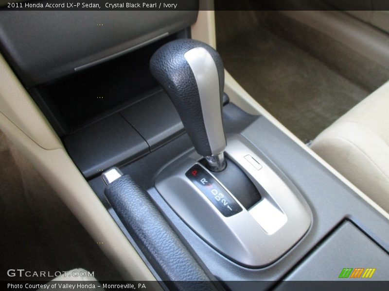 Crystal Black Pearl / Ivory 2011 Honda Accord LX-P Sedan