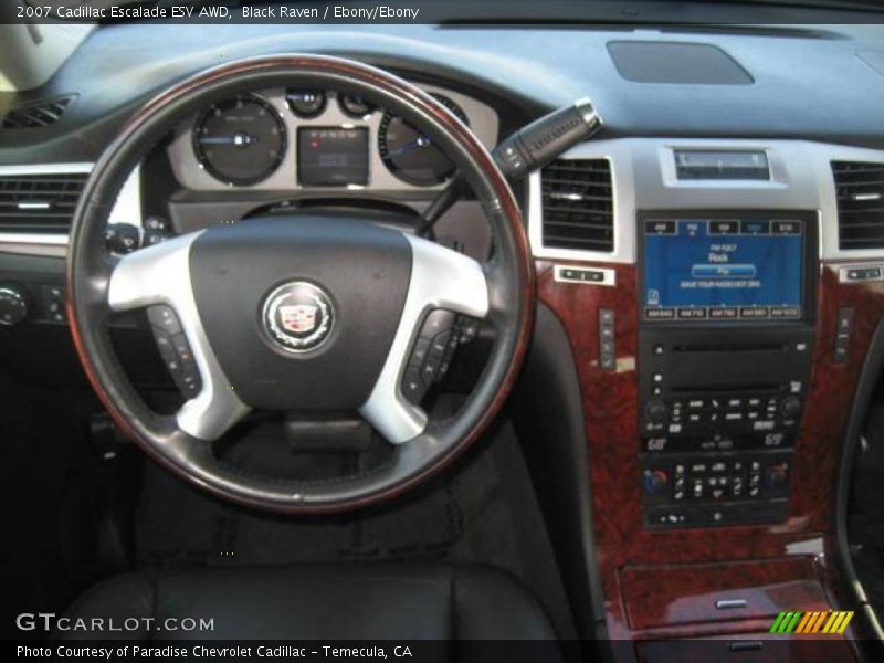 Black Raven / Ebony/Ebony 2007 Cadillac Escalade ESV AWD