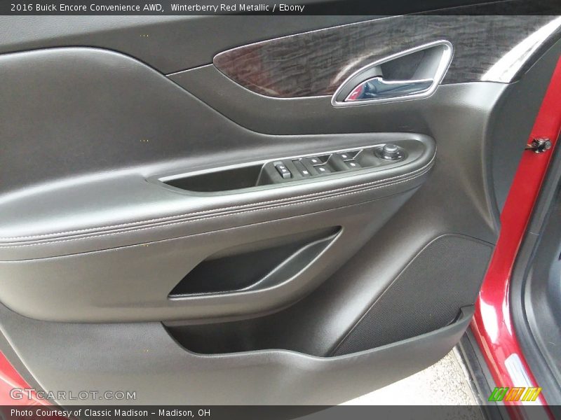 Winterberry Red Metallic / Ebony 2016 Buick Encore Convenience AWD