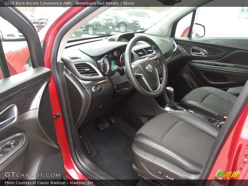 Winterberry Red Metallic / Ebony 2016 Buick Encore Convenience AWD