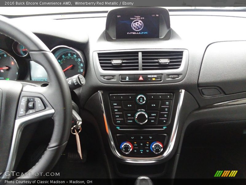 Winterberry Red Metallic / Ebony 2016 Buick Encore Convenience AWD