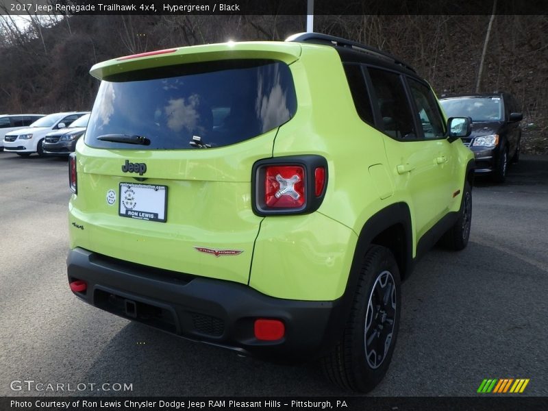 Hypergreen / Black 2017 Jeep Renegade Trailhawk 4x4